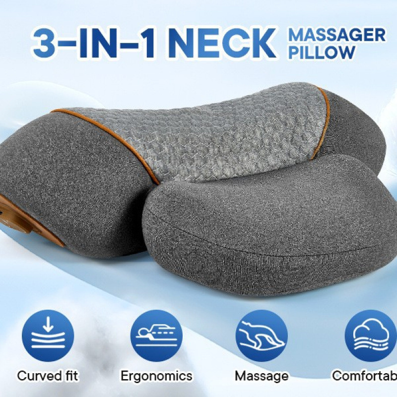 Cervical Pillow Electric Heating Air Cushion Neck Pillow Memory Foam