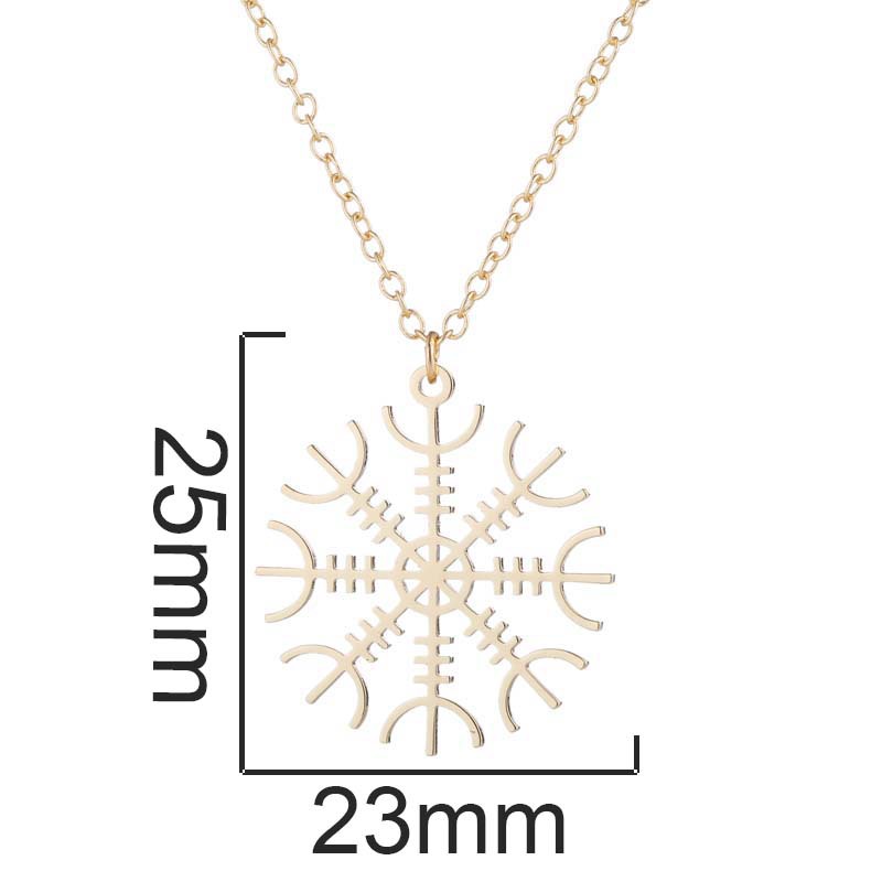 Women's Fashion Christmas Snowflake Necklace