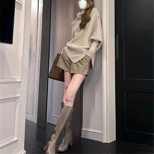 Idle Style Maillard Pile Collar Top Oatmeal Color - Shop at LoveMi