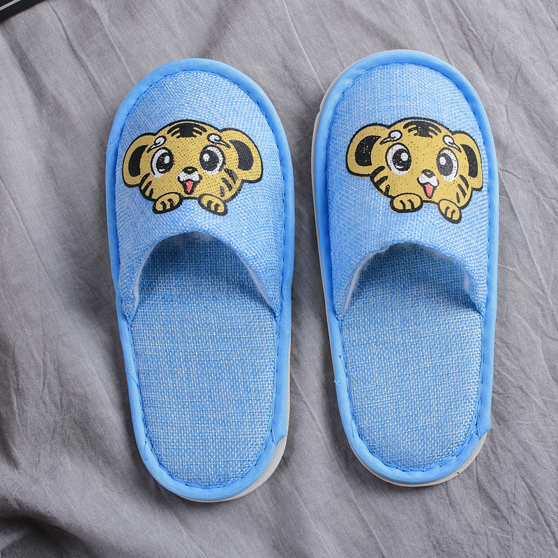 Blue Tiger Slippers