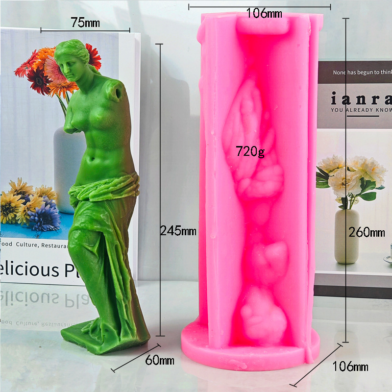 Milos Venus Candle Aromatherapy Silicone Mold