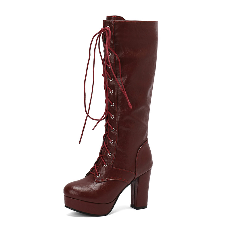 Over-the-Knee Platform Boots, picture 2 of 6