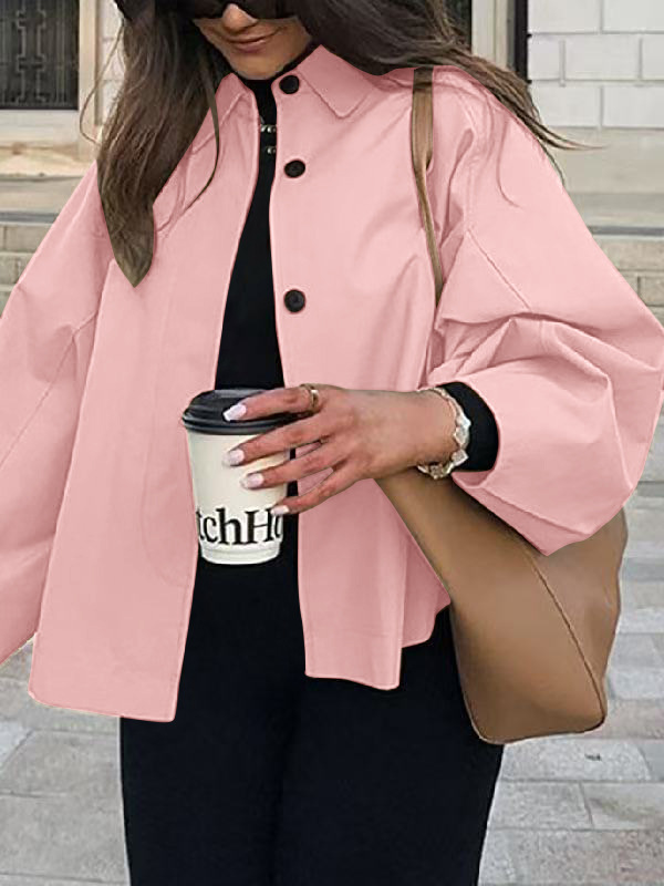 Women's trench coat – light yellow colorway fresh spring look