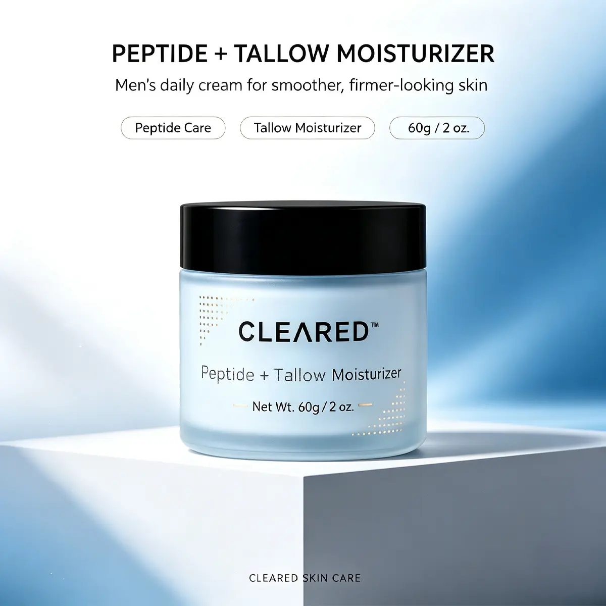 Mens Peptide And Beef Tallow Moisturizing Face