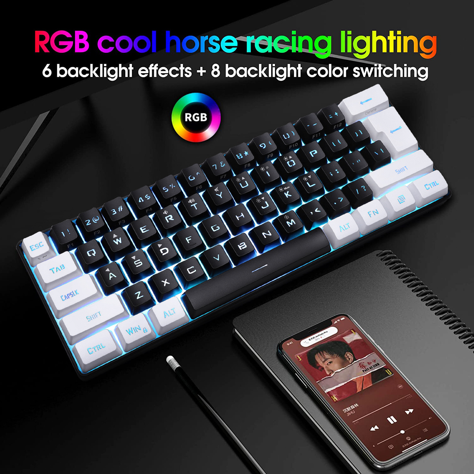 Mini gaming-tastatur 5821 - Miniatyr 4