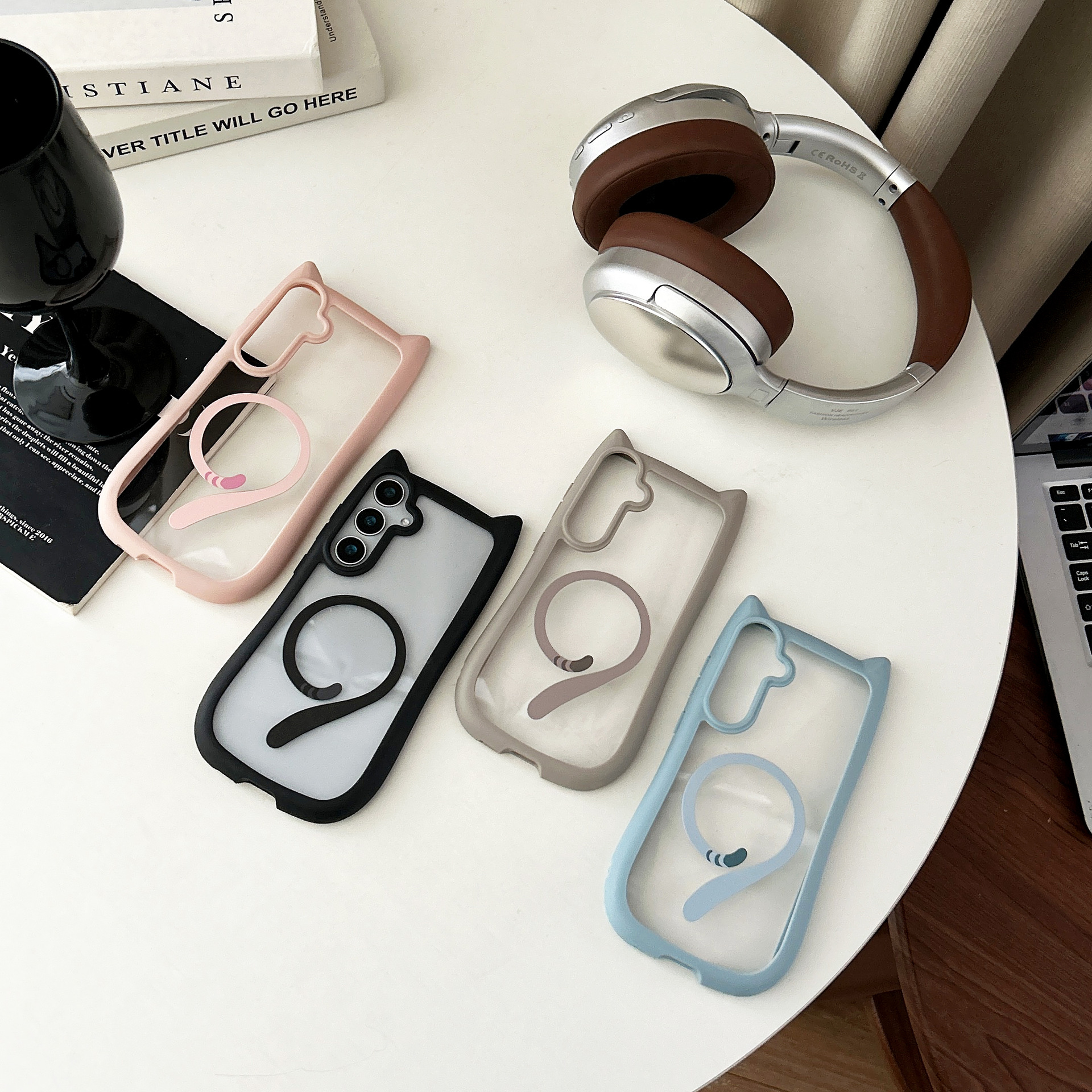 Personalized Cat Ears Magnetic Phone Case - Image 3