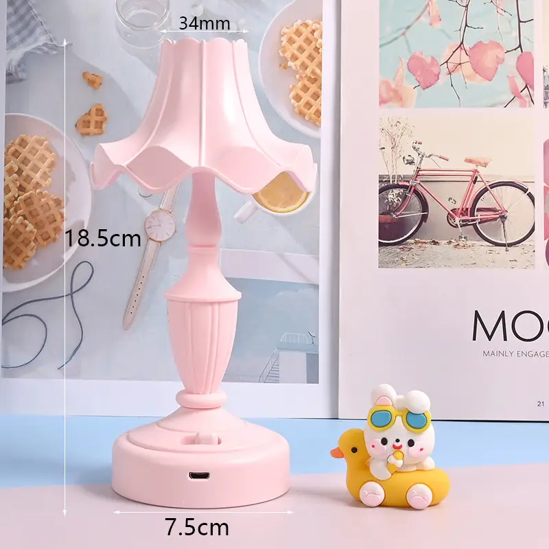 Cute Cream Retro Simple DIY Table Lamp
