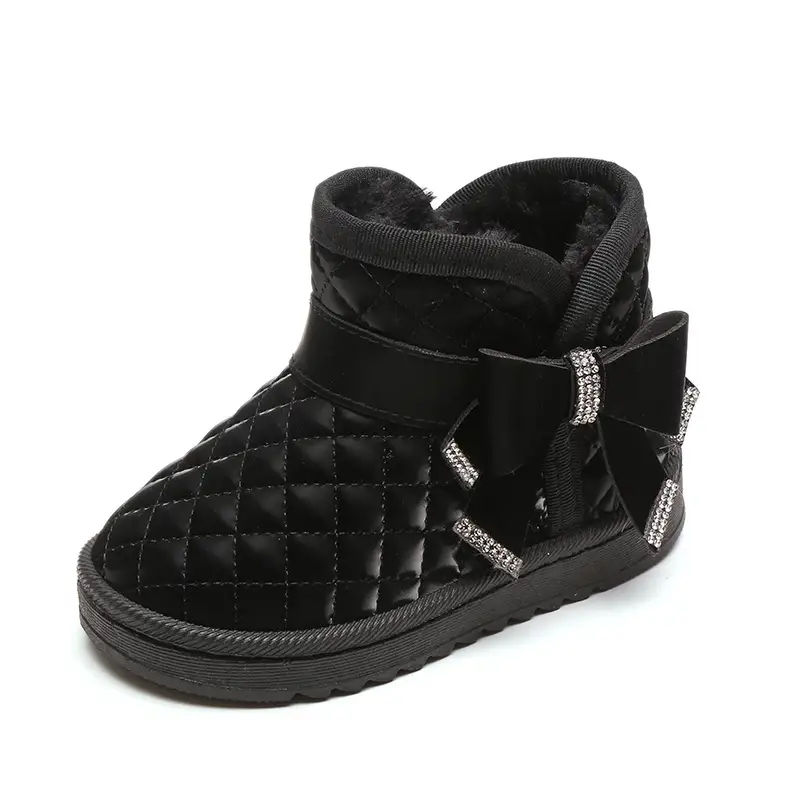 Girls' Snow Boots Fleece-lined Thick Waterproof