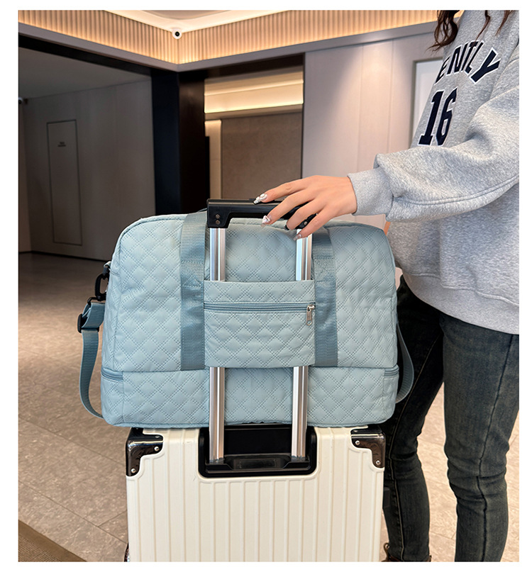 حقيبة سفر نسائية فاخرة بسعة كبيرة