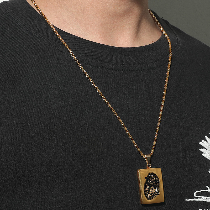 Creative Heart Couple's Pendant Necklace