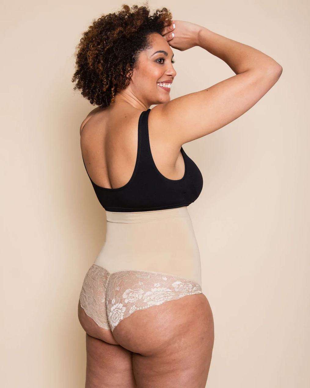 Title 6, Dames Shapewear Broek met Hoge Taille Kant Sili...