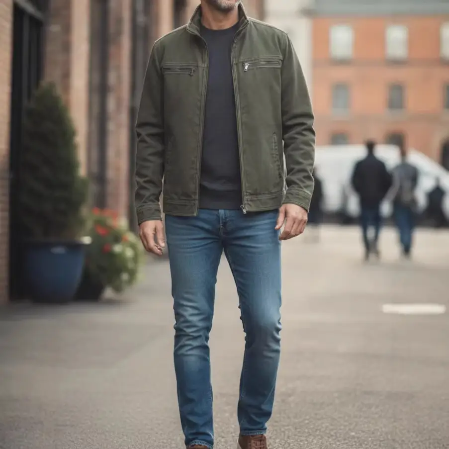 Spring Jacket Workwear Coat Men's Clothing