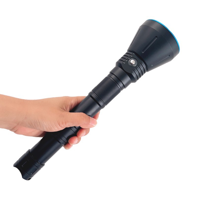 Lampe de poche de plongée haute puissance avec indicateur de niveau de batterie pour – Image 3