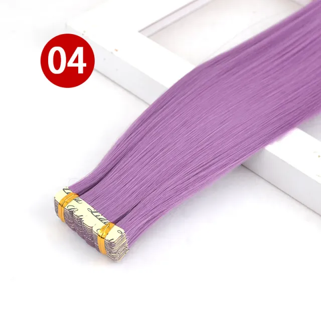 Seamless Hair Extension Highlight Color Hair Extension 4 Colors 1 Piece - Shop at LoveMi