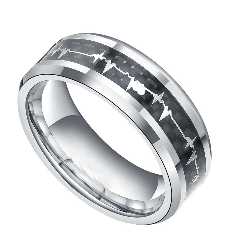 Titanium Ring on Hand