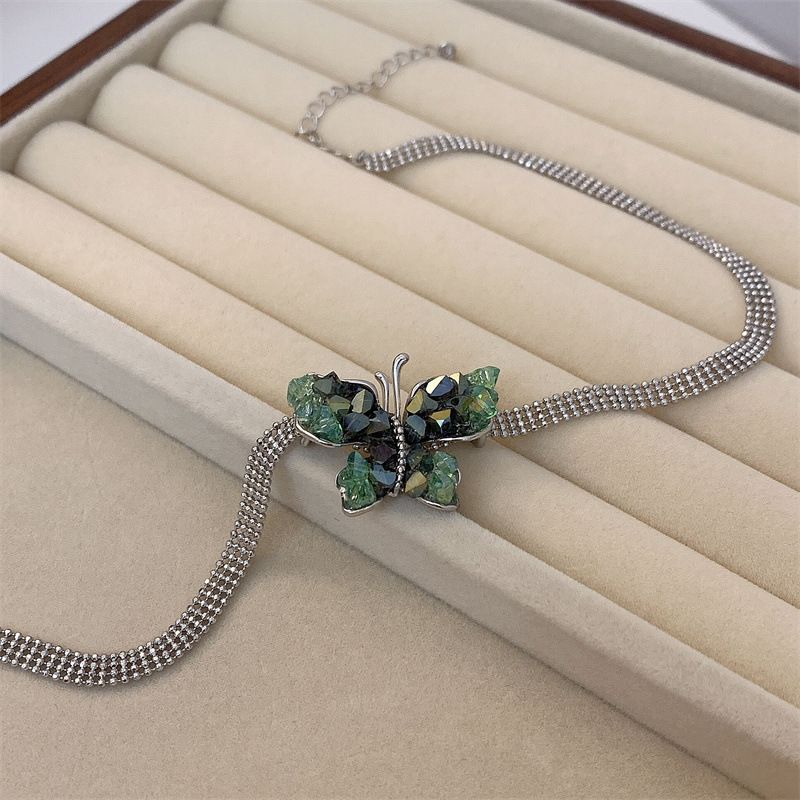 Butterfly Zircon Necklace