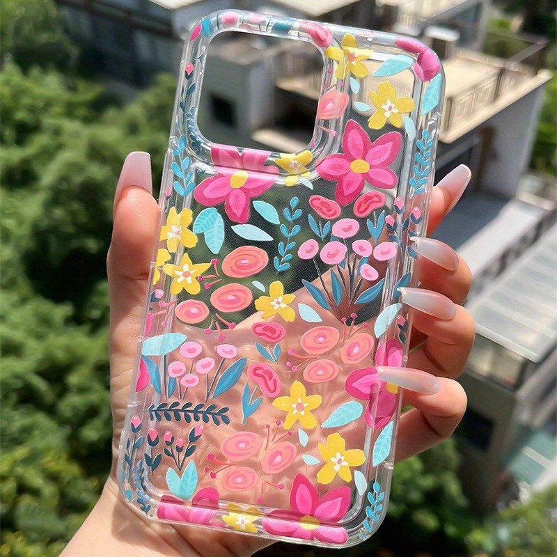 Colorful Bright Flower Airbag Phone Case - Image 2