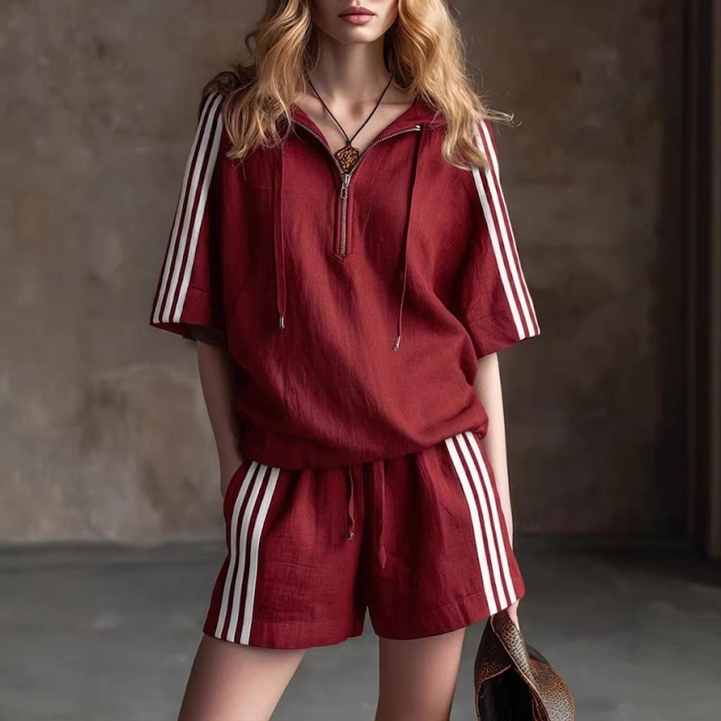 Casual Loose-fitting Two-piece Sportswear Set 19 57e65152 ecfc 4cb9 89e1 b67c5beffdd1