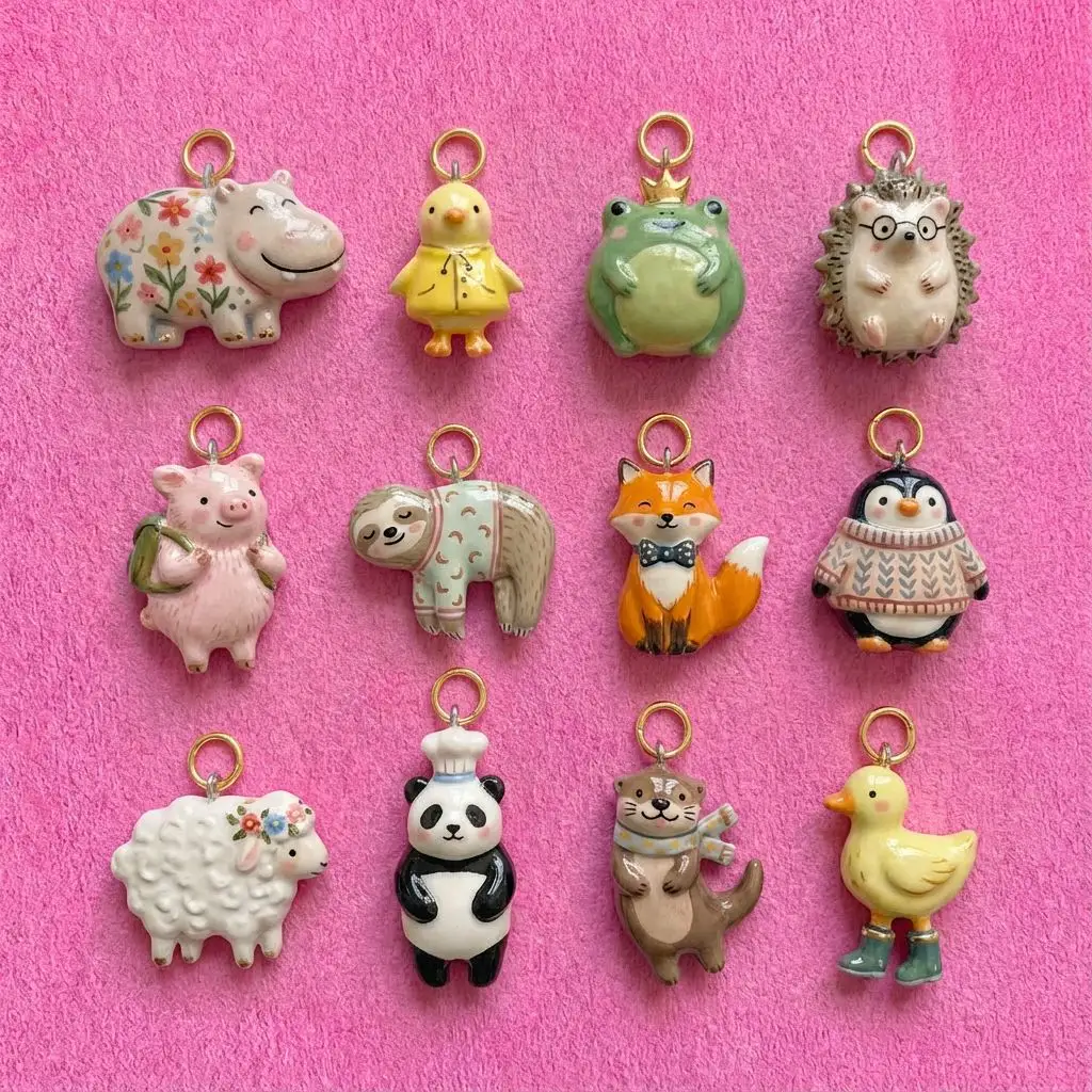Hippopotamus Pendant Accessory For The Animal World