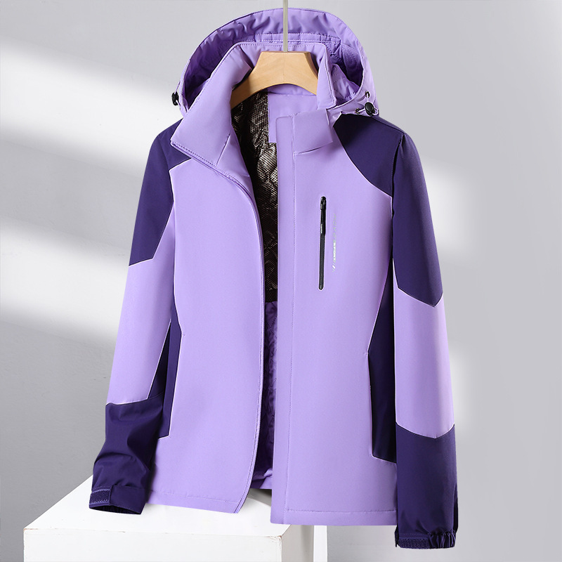 Women's Cotton Hiking Jacket Lightweight Casual Outdoor Shell 5