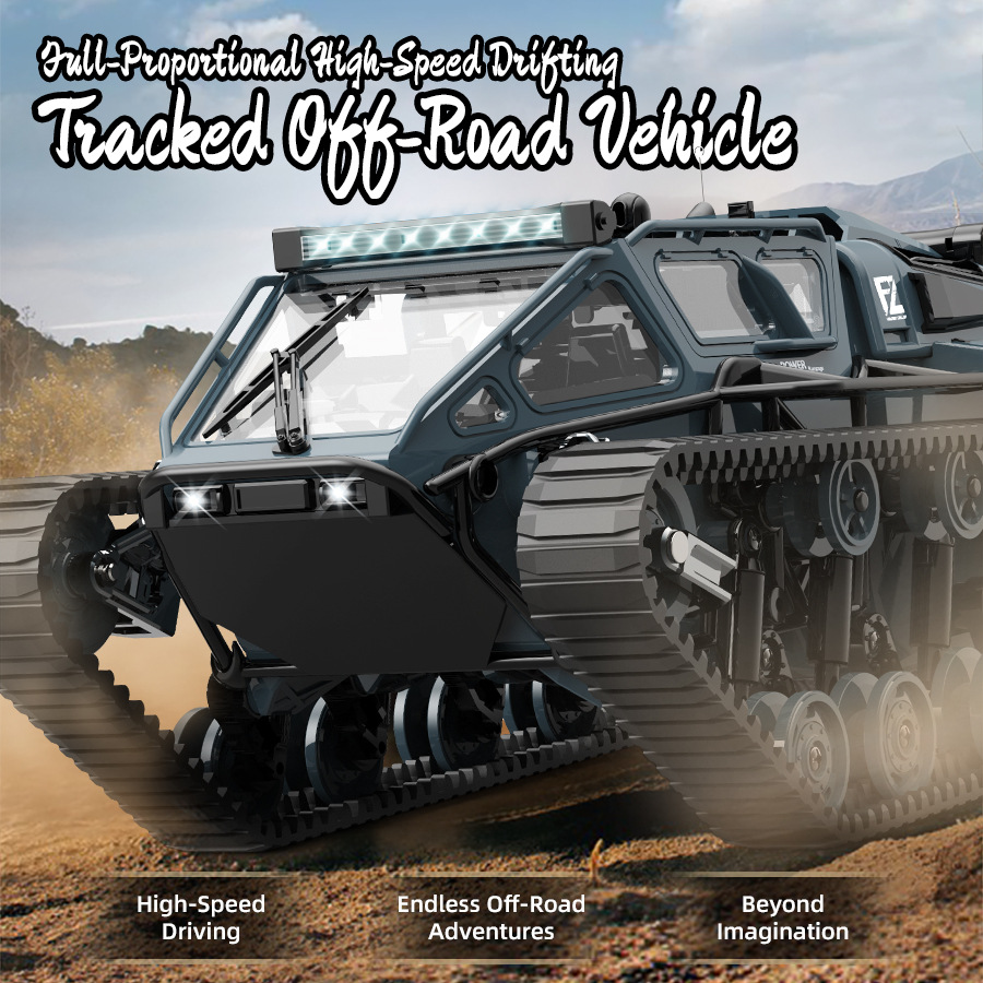 All Terrain Off-road Vehicle 24g Wireless Remote Control Track Tank