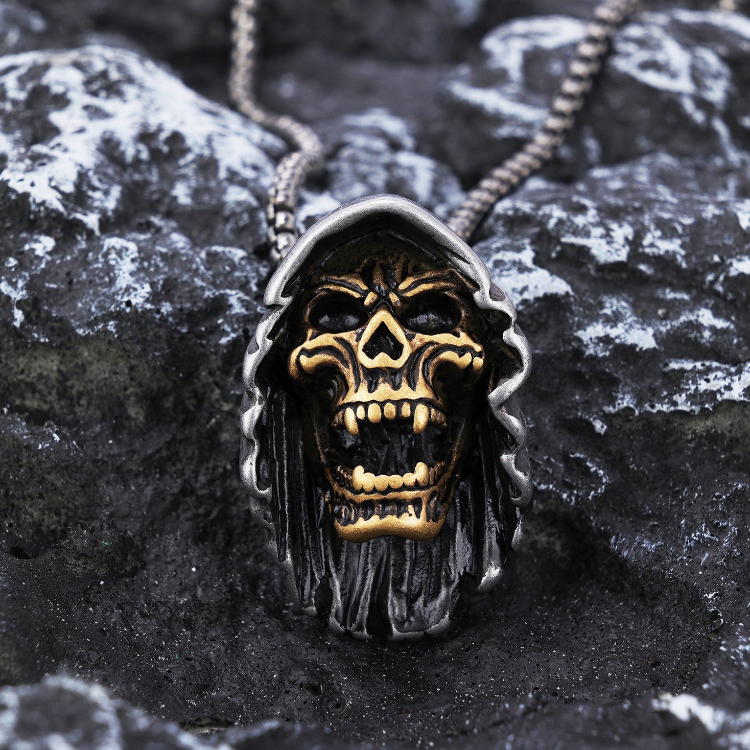 European And American Retro-style Punk Stainless Steel Pendant