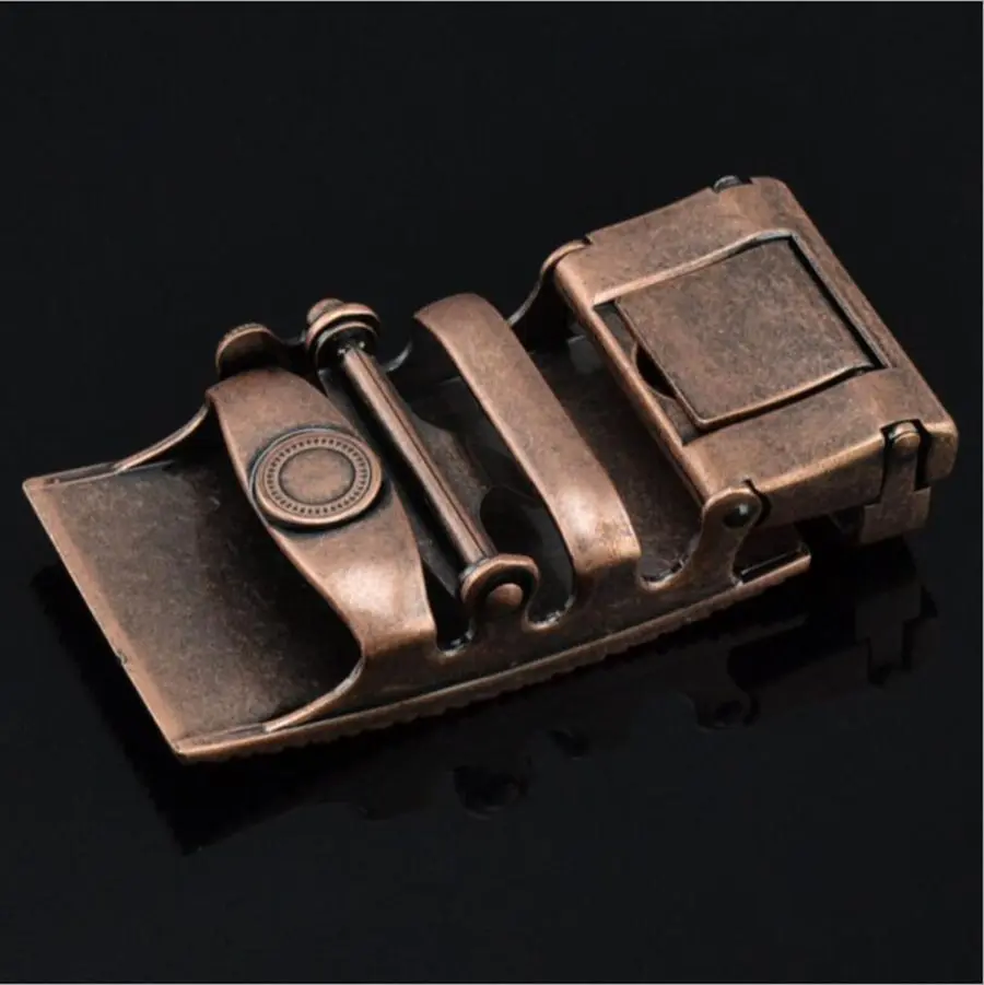 Title 4, Mens automatic buckle alloy leather belt head....