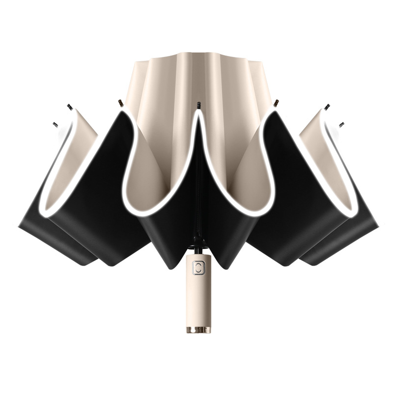 Full-automatic Shrink Rain And Rain Dual-use Thickened Large Car Reverse Sun Protection UV Umbrella - Image 6