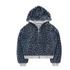 Women's Loose Cotton Double-sided Hooded Sweater - Xingx - View 1