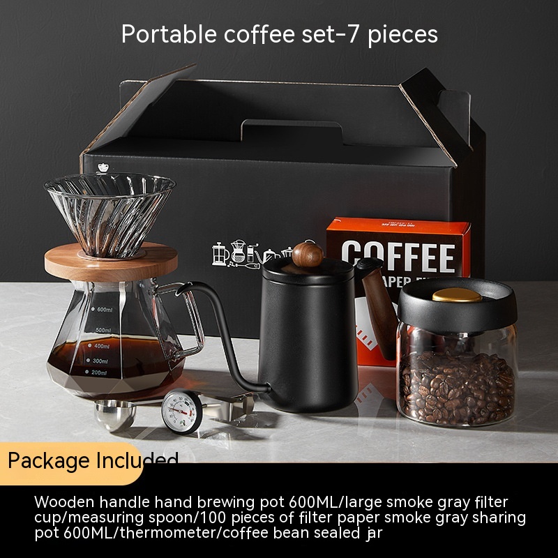 Portable Coffee 7 Pieces Suit