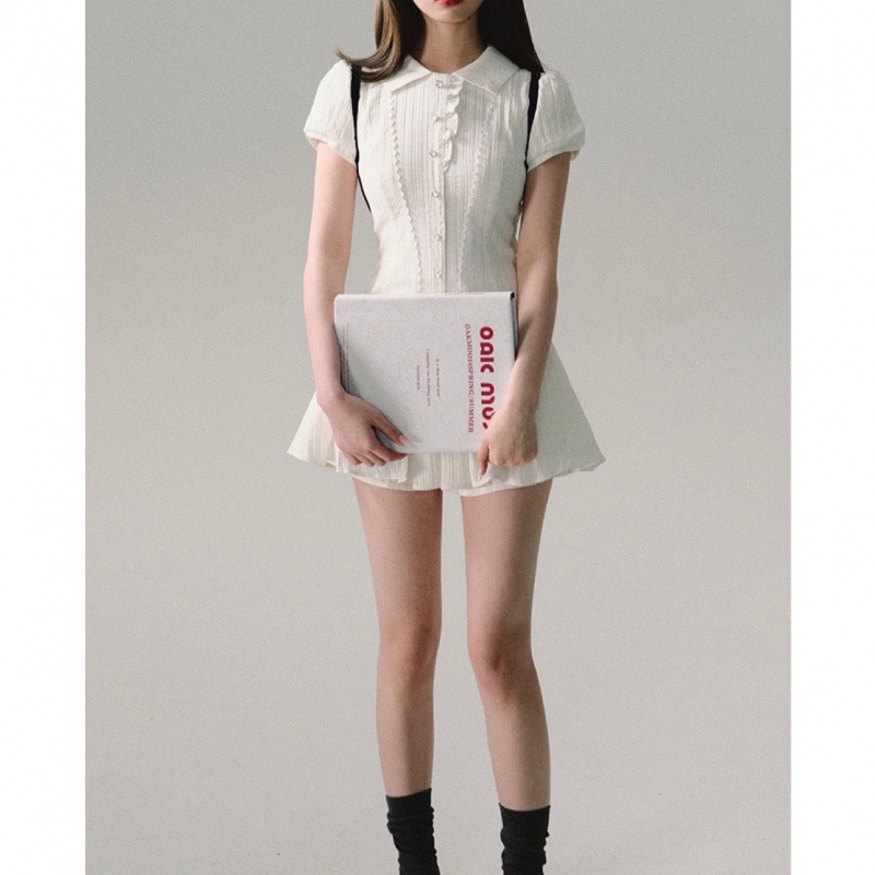 Commuter College Style Hot Girl Tea Dress