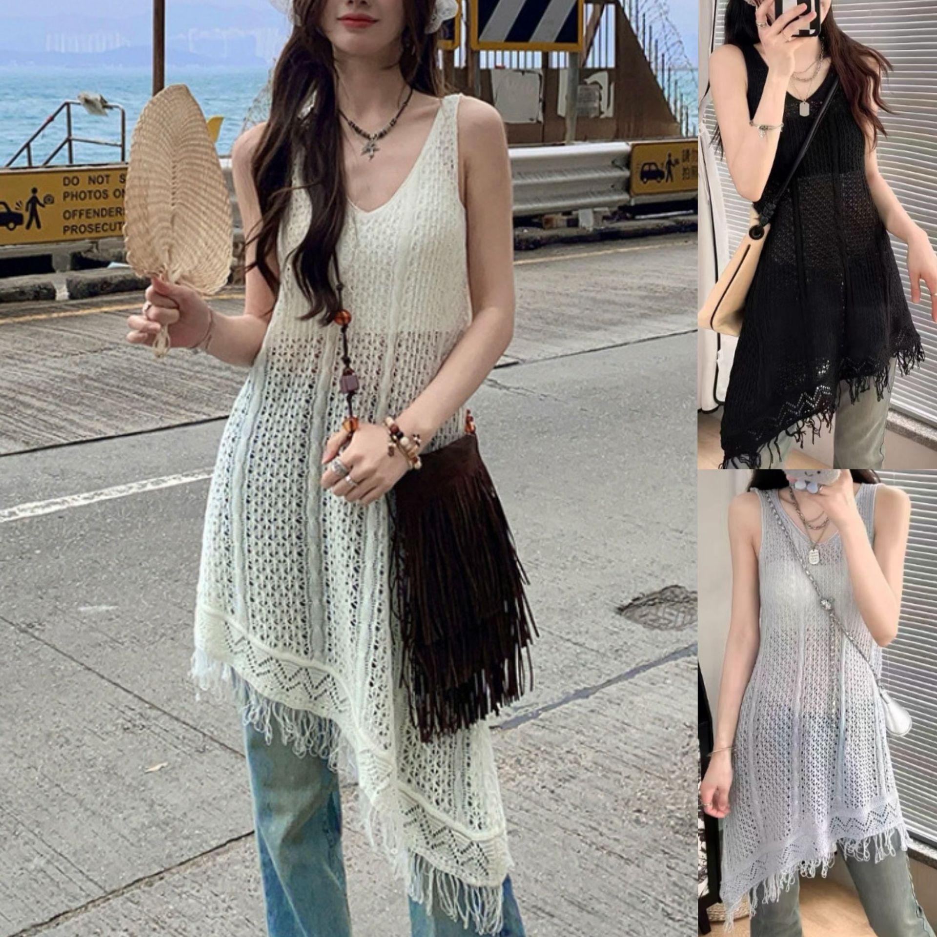 New Stylish Tassel-strapped Dress For Women