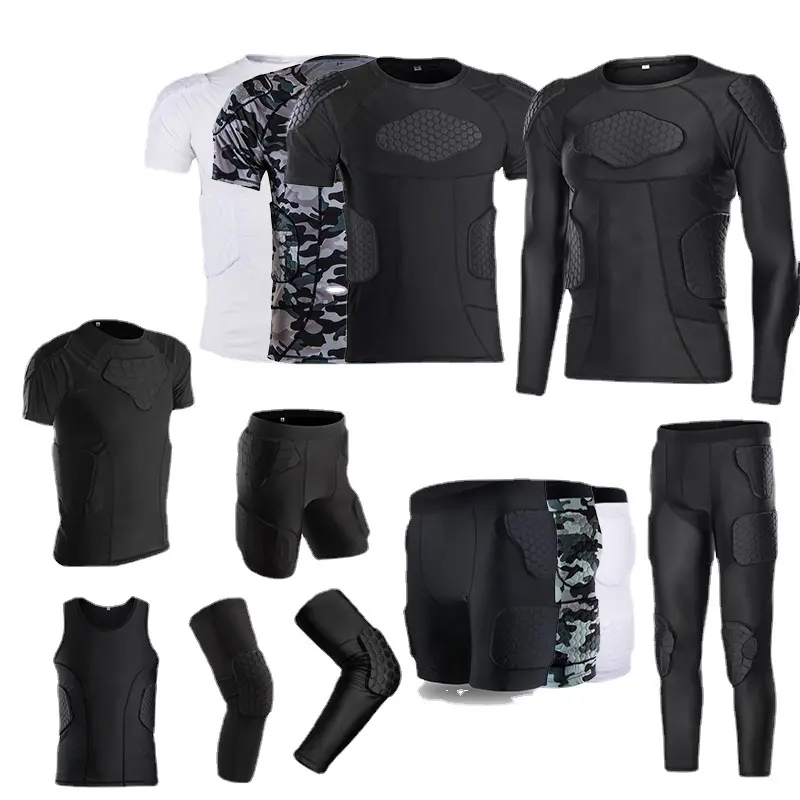 Anti-collision Football Training Suit Equipment Olive Jersey