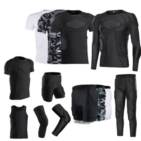 Anti-collision Football Training Suit Equipment Olive Jersey