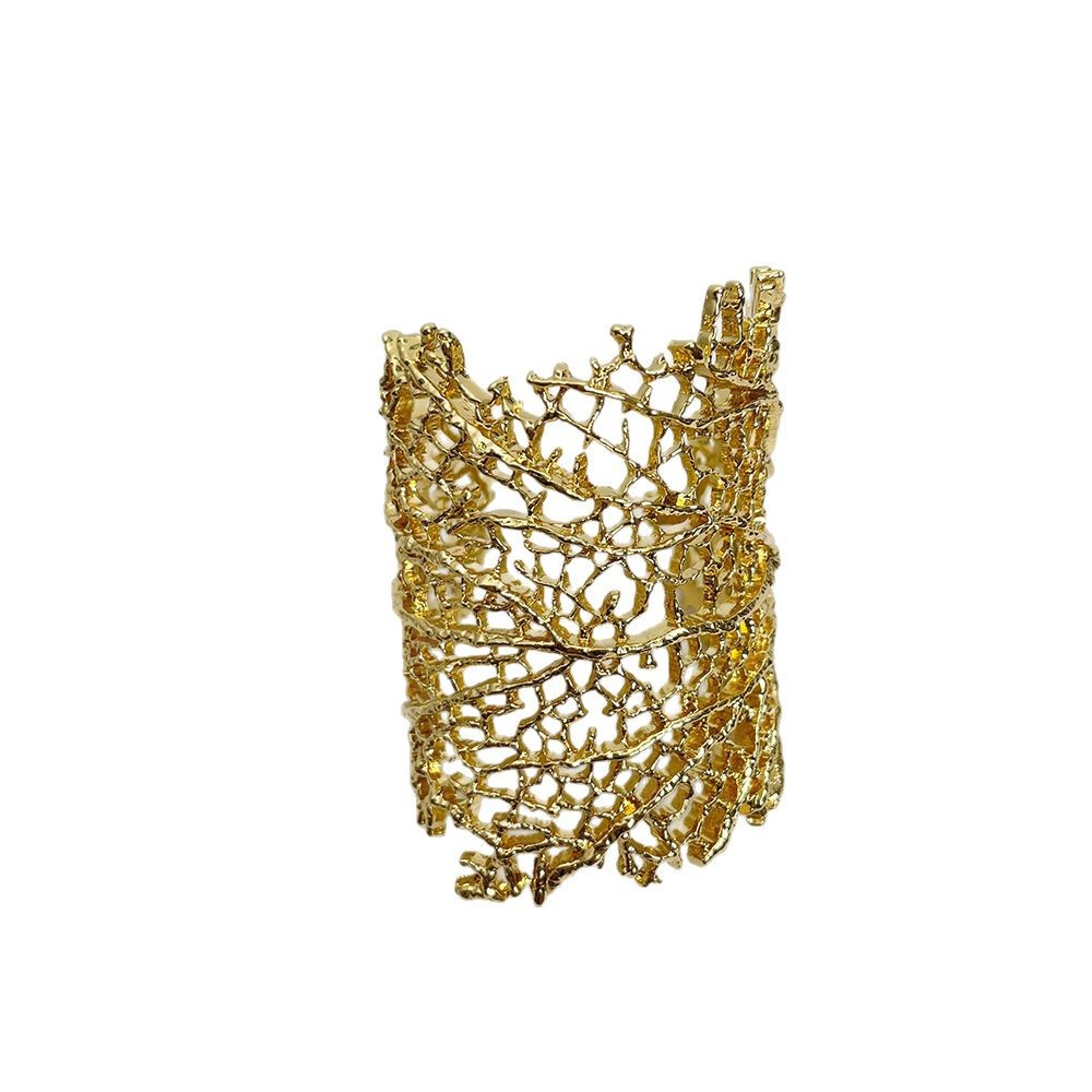 Textured Coral-Shaped Bracelet