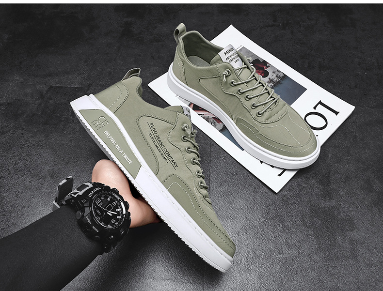 Title 2, Cloth Sneakers Breathable Casual Canvas Slip-on...