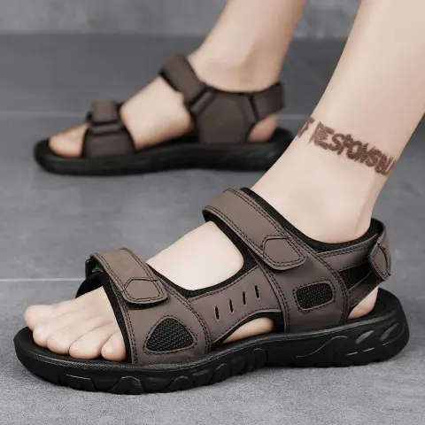 Men's Sandals Adult Open Toe Plus Size