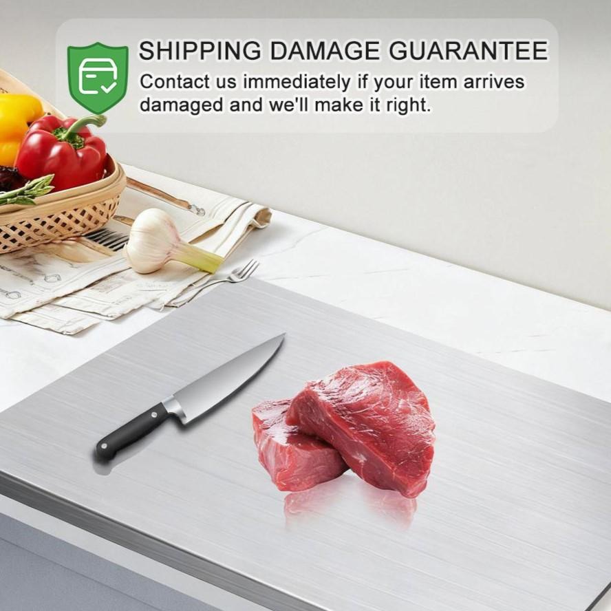 Stainless Steel Cutting Board Kitchen And Countertop Baking Kneading Mat