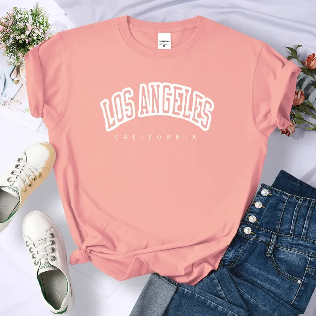 Women's Casual Fashion Short Sleeve Pink - Shop at LoveMi
