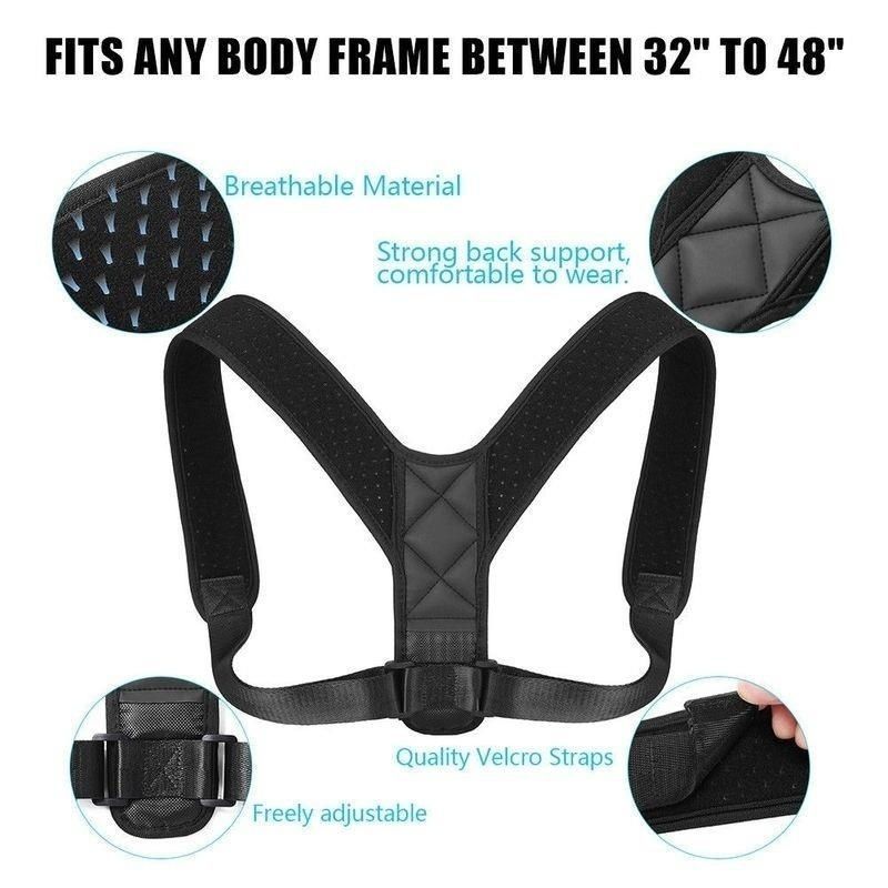 Title 11, Back Correction Band Breathable Anti-Humpback S...