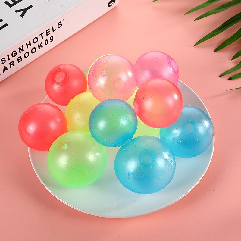 Noctilucent Fluorescent Wall-clinging Ball Toy