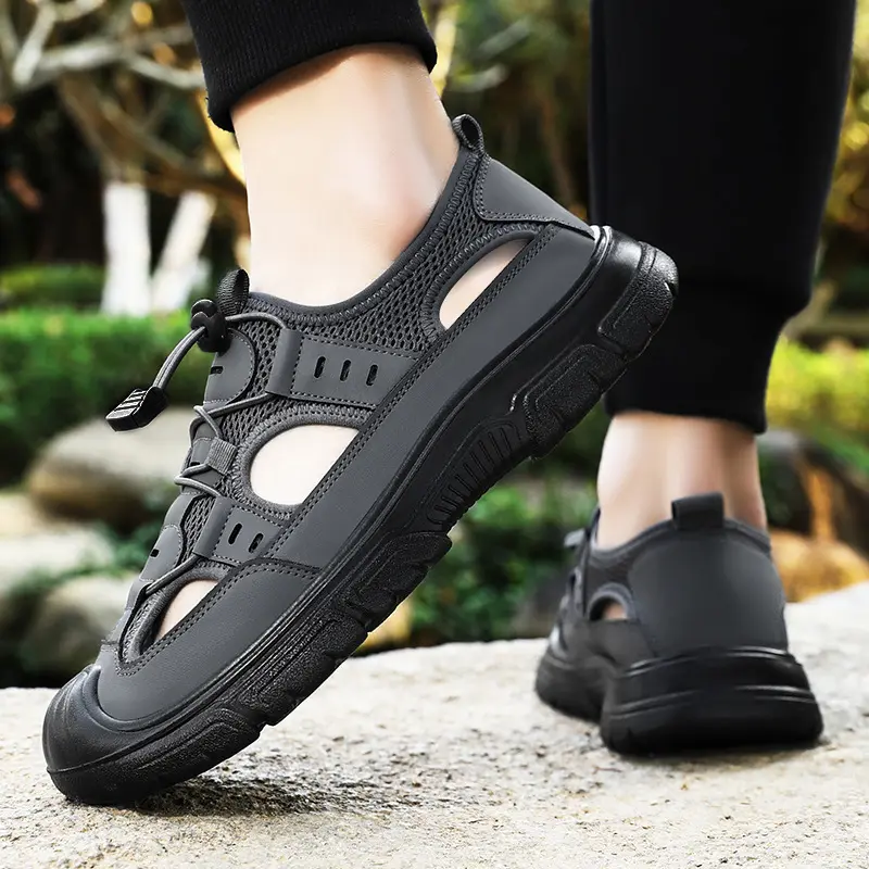 Summer Beach Hole Wading Rotating Button Sandals