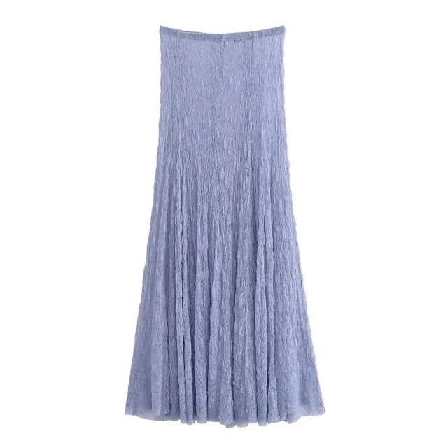 Women's Sexy Transparent Lace Laminated Top Long Skirt Suit Skirt - Shop at LoveMi