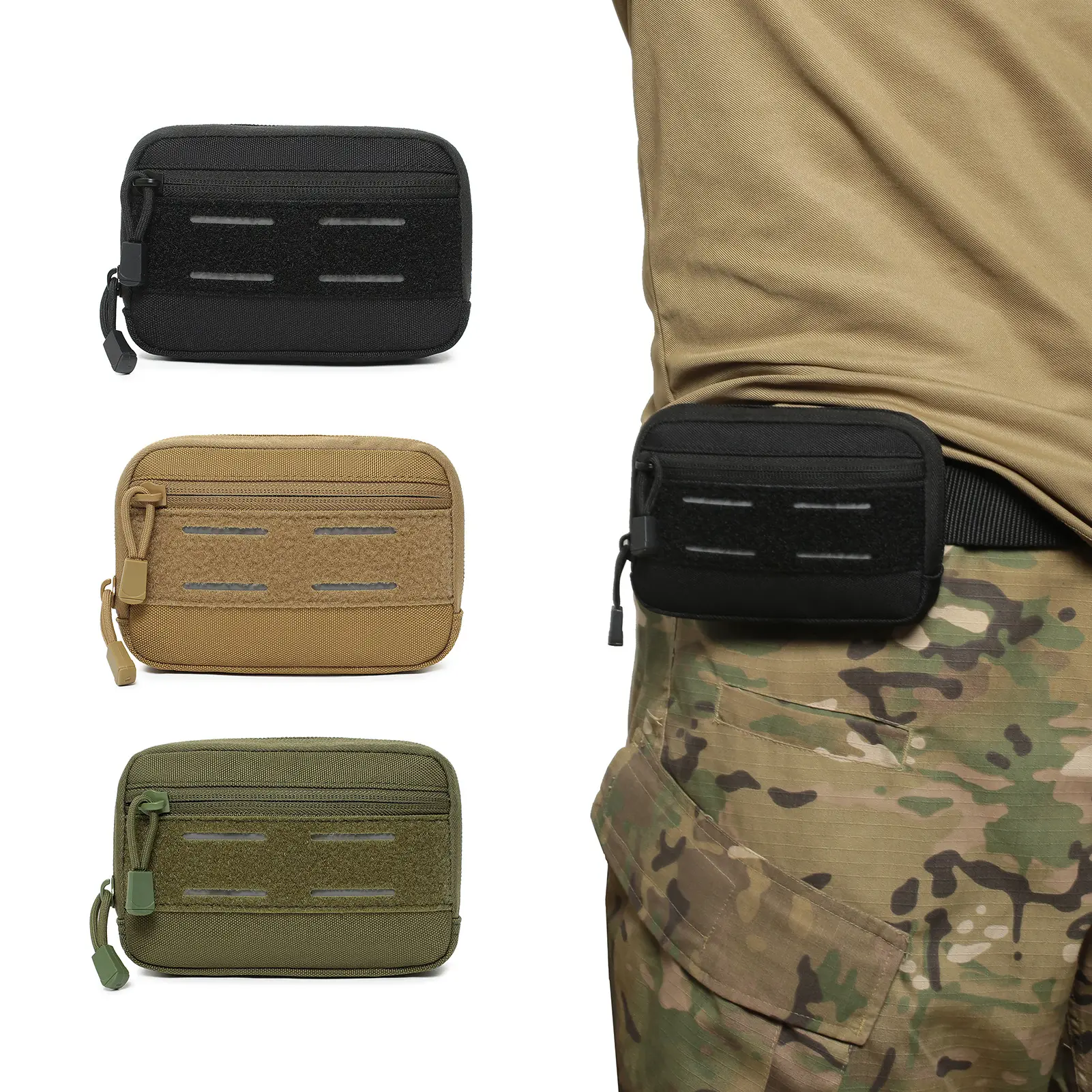 Camouflage Tactical Waist Bag Change & Phone