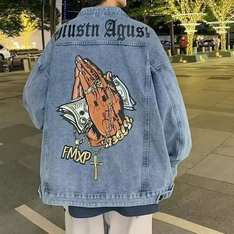 European And American High-street Washed Denim Jacket