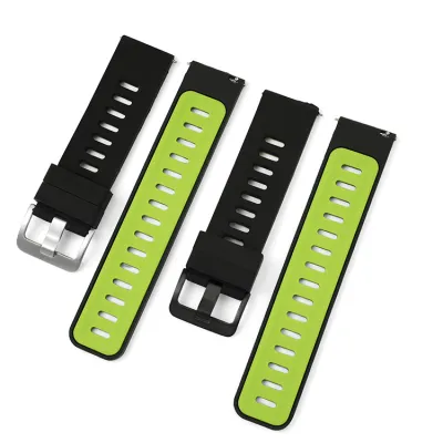 Two-color Smart Watch Silicone Band 20 22mm