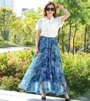Blue Leopard Print
