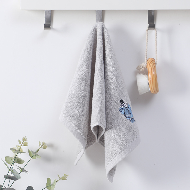 Children's Towel Home Soft Cartoon Face Towel Pure Cotton