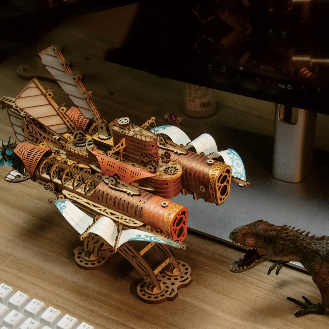 3D Wooden Puzzle Fantasy Spaceship Twenty Thousand