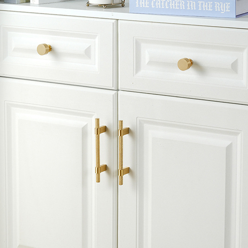 Brass Knurled Handle Cabinet Cabinet Wardrobe Drawer Cabinet Handle